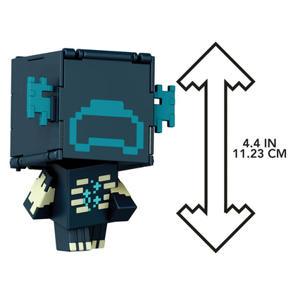 Minecraft Vanilla Figura De Acción Flippin Warden + Catalizador Sculk