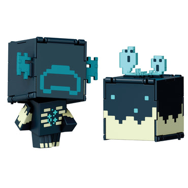 Minecraft Vanilla Figura De Acción Flippin Warden + Catalizador Sculk