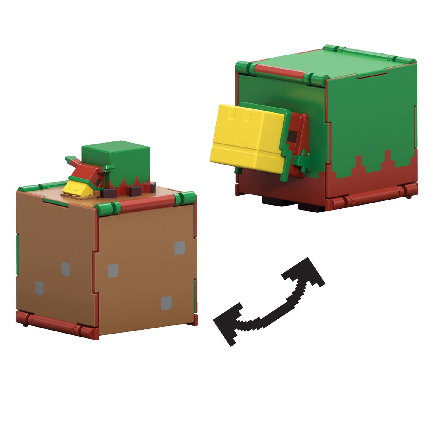 Minecraft Vanilla Figura De Acción Flippin Bebé Renifleur + Renifleur