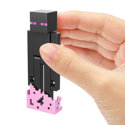 Minecraft Core Figura de 8 cm con Crafting - Enderman