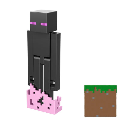 Minecraft Core Figura de 8 cm con Crafting - Enderman