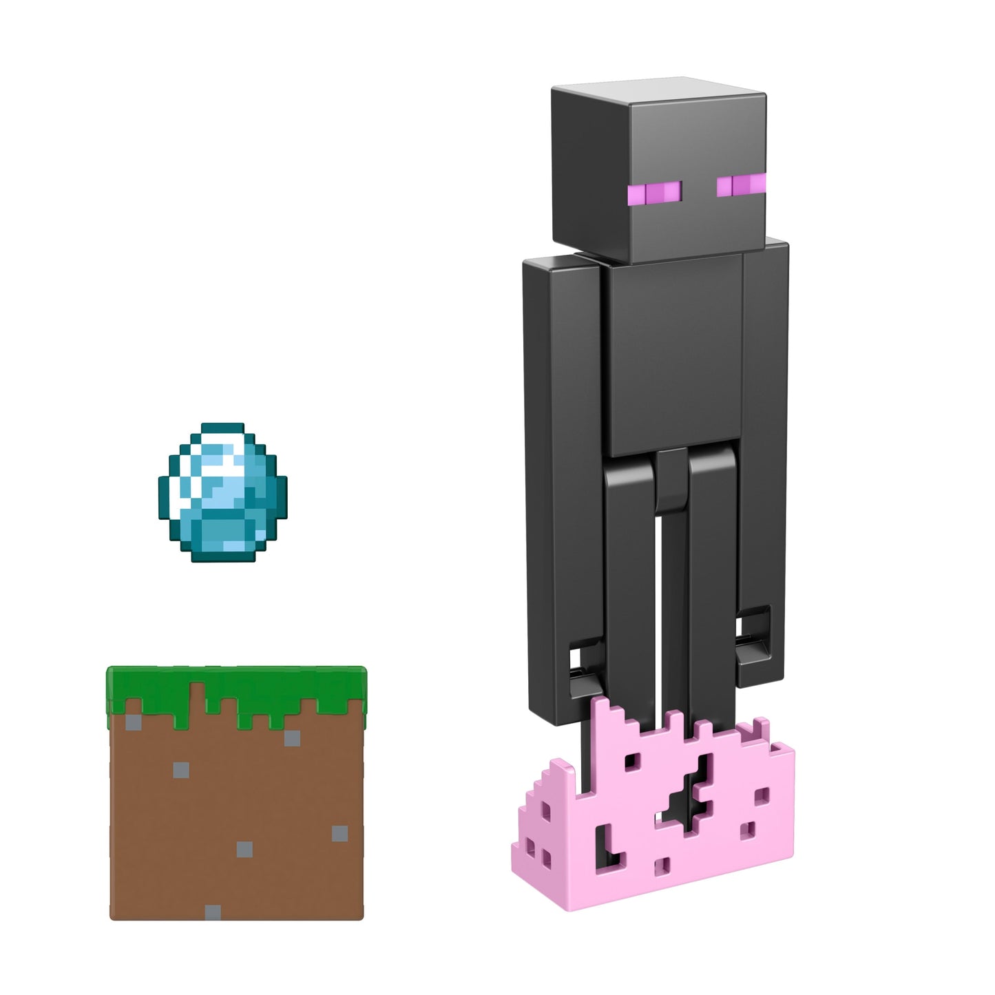 Minecraft Core Figura de 8 cm con Crafting - Enderman