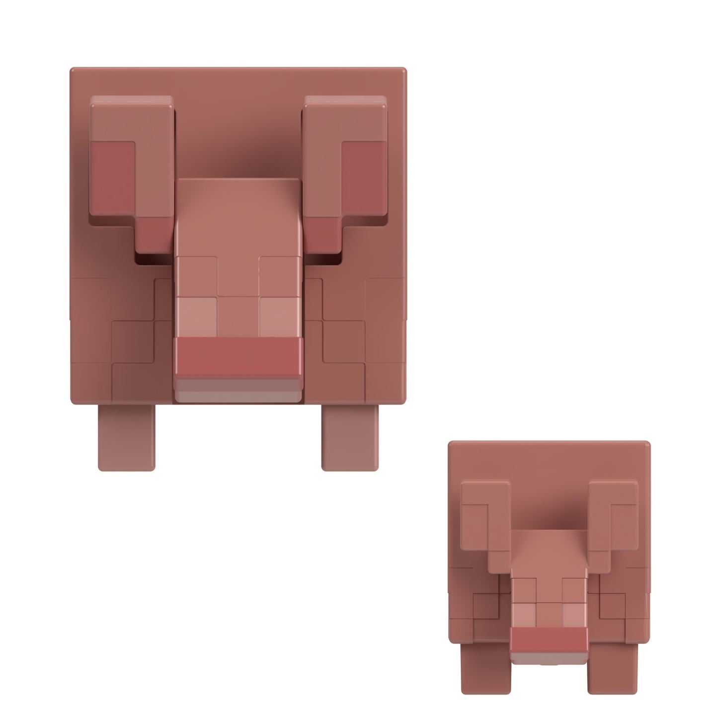 Minecraft Core Figura de 8 cm con Crafting - Armadillo y Bebé Armadillo