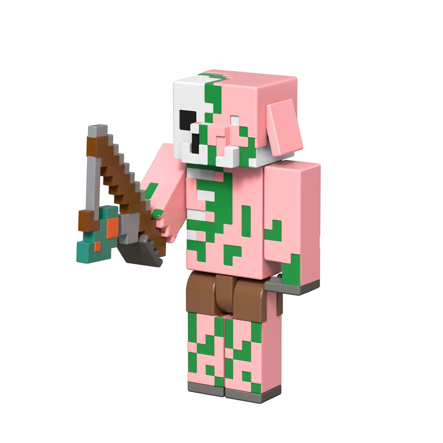 Minecraft Core Figura De 8 Cm Con Crafting 2 Pack Piglin Zombie Y Strider