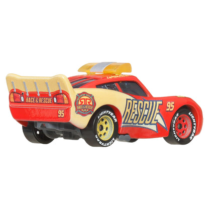 Disney Pixar Cars Auto Básico 1:55 - Sheriff Lightning McQueen Rescue