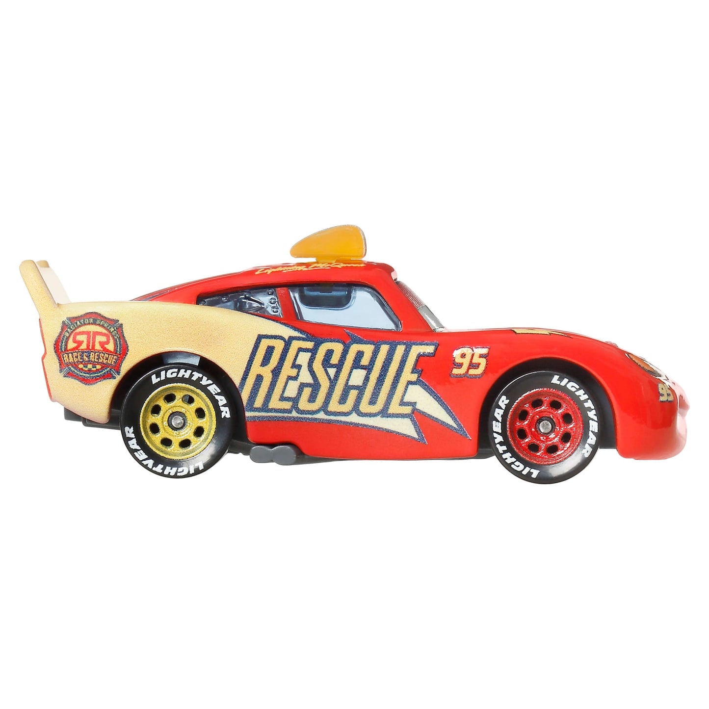 Disney Pixar Cars Auto Básico 1:55 - Sheriff Lightning McQueen Rescue