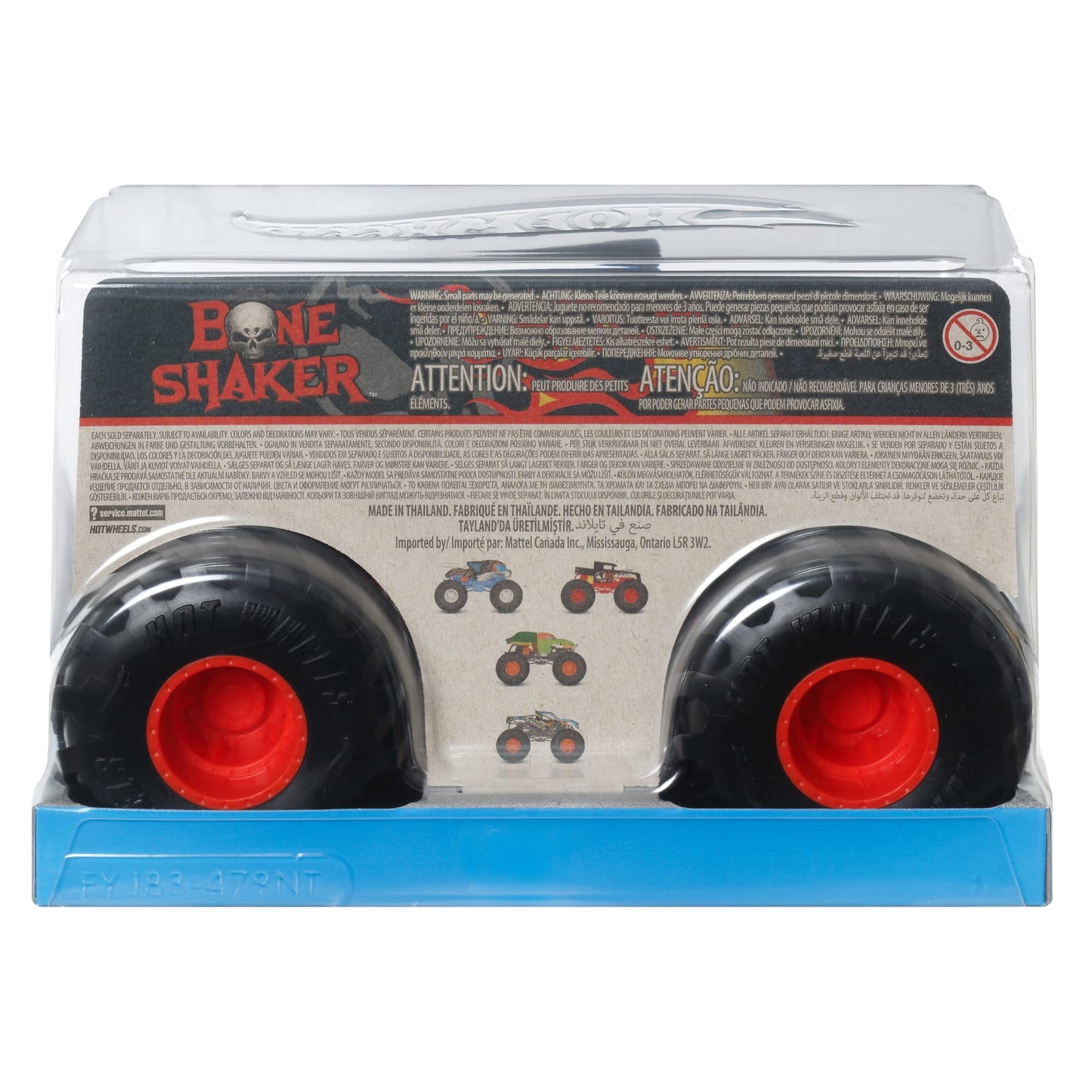 Hot Wheels Monster Trucks Escala 1:24 - Bone Shaker