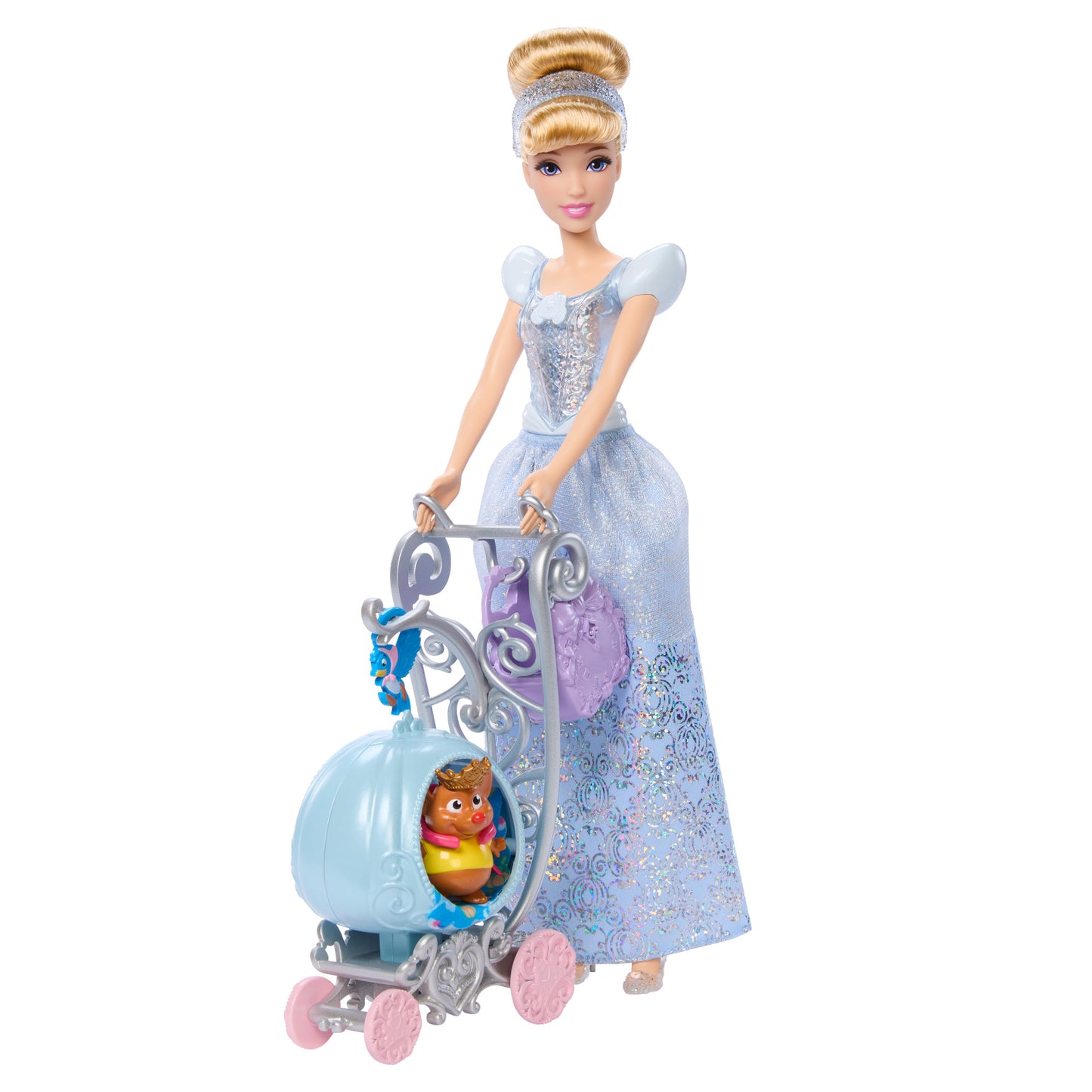Disney Princesa Carriola De Animalitos - Carroza Con Amigo De Cecienta-4