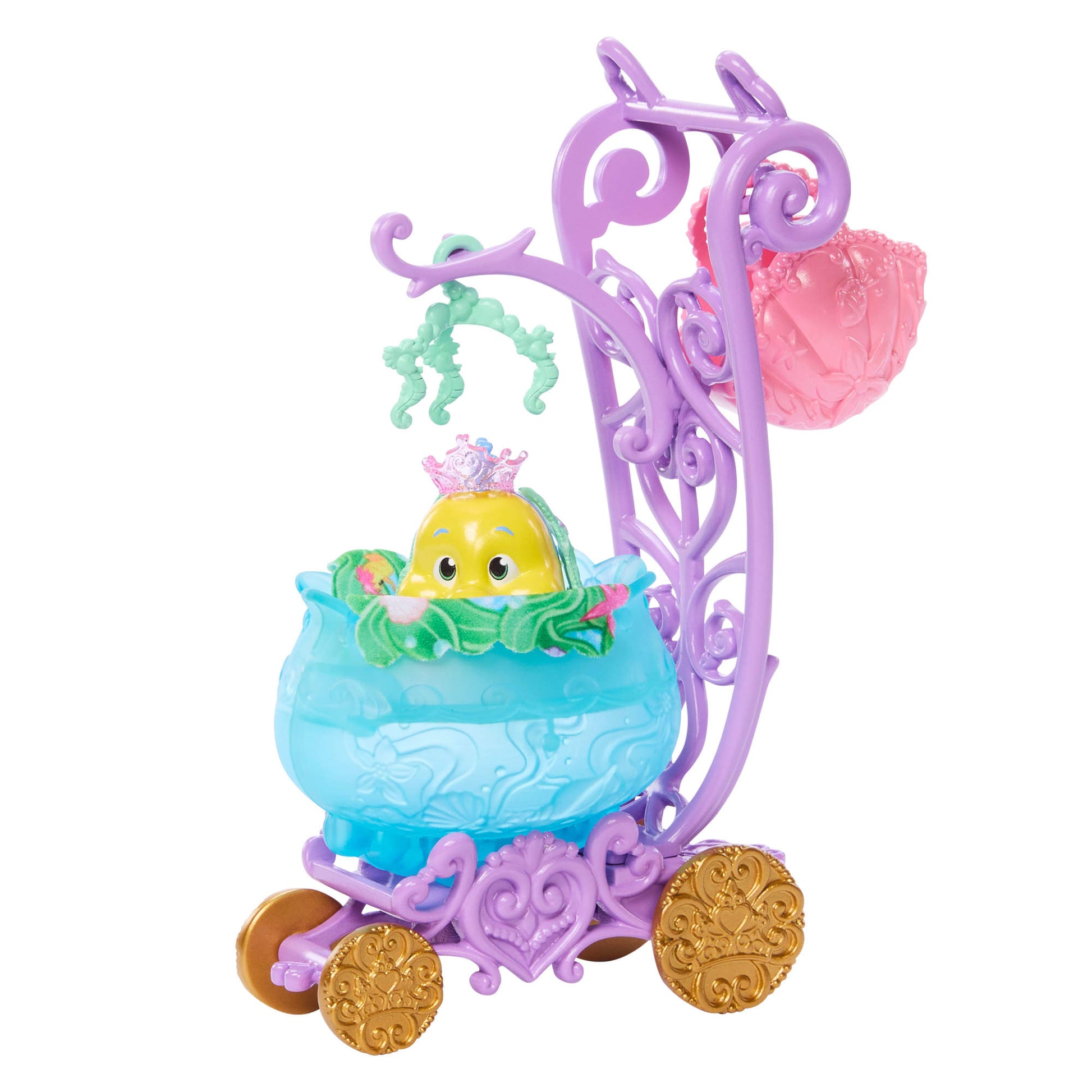Disney Princesa Carriola De Animalitos - Carroza Con Amigo De Ariel-3