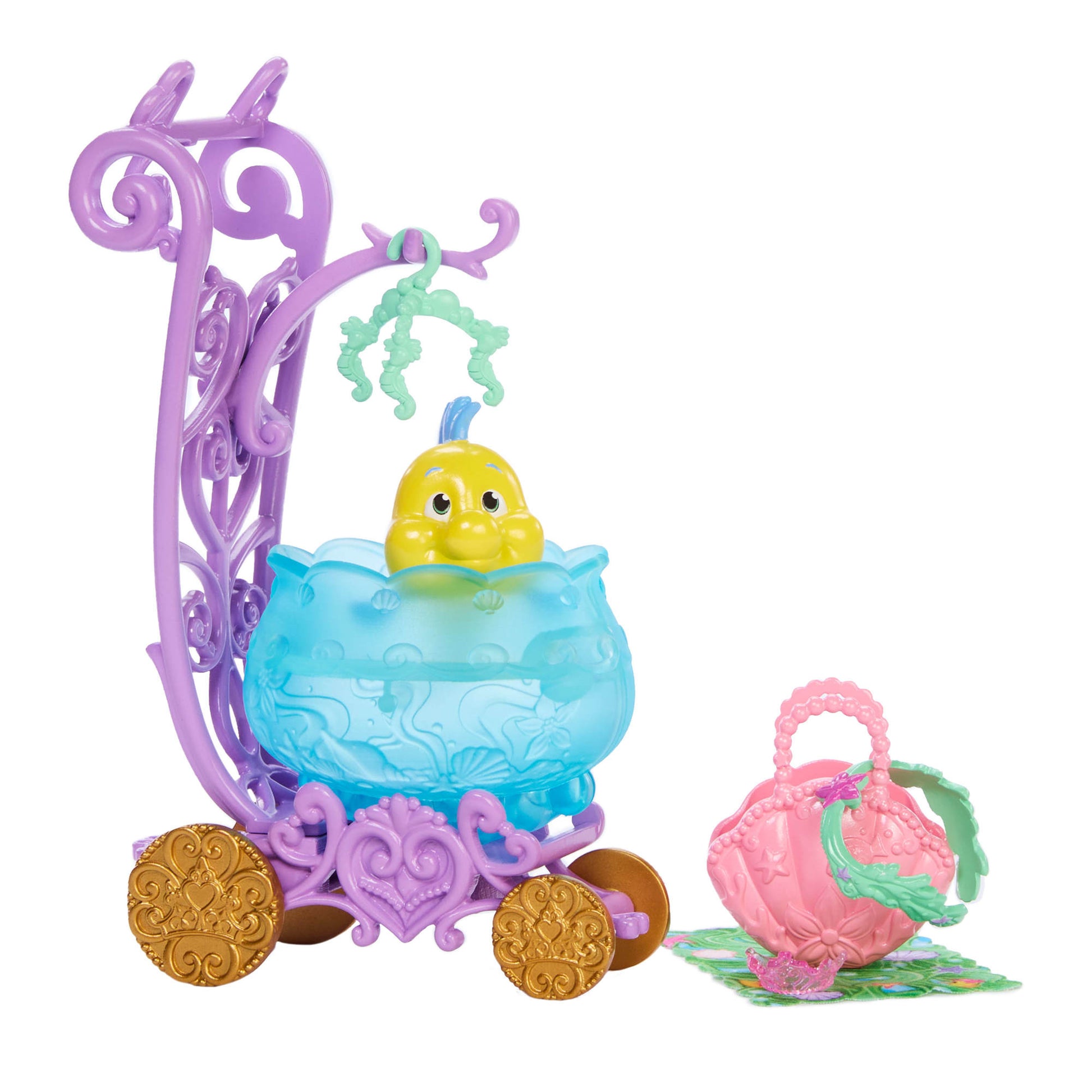 Disney Princesa Carriola De Animalitos - Carroza Con Amigo De Ariel-4