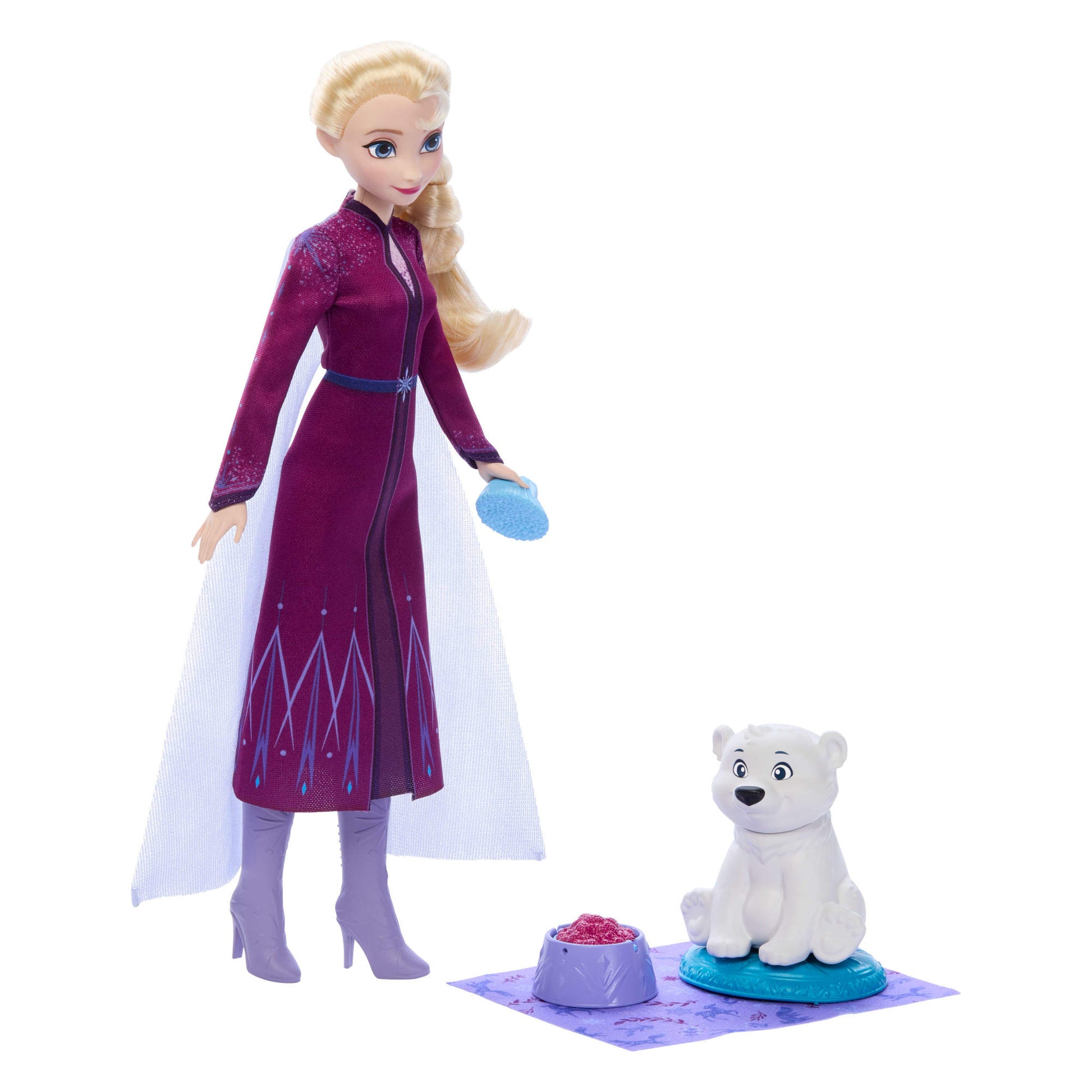 Disney Frozen Set De Juego Elsa Con Oso Bebé-3