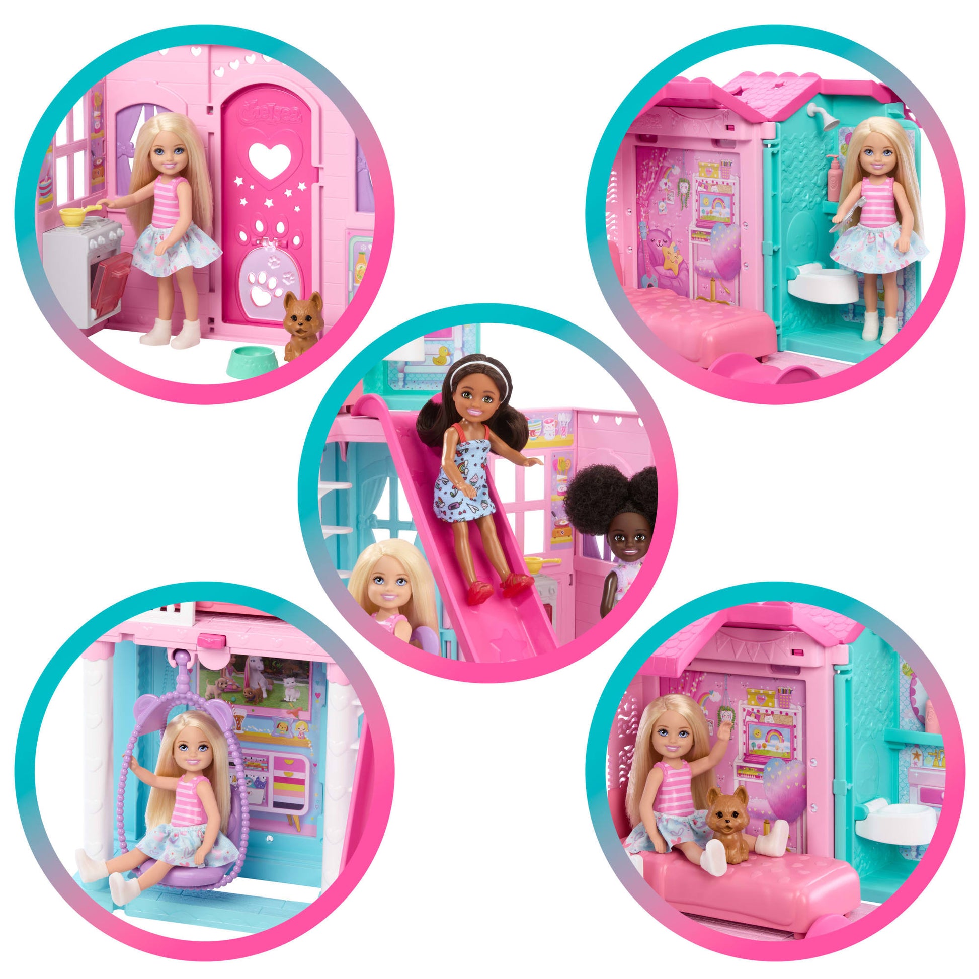 Barbie Chelsea Casa Familiar Pop Up-2