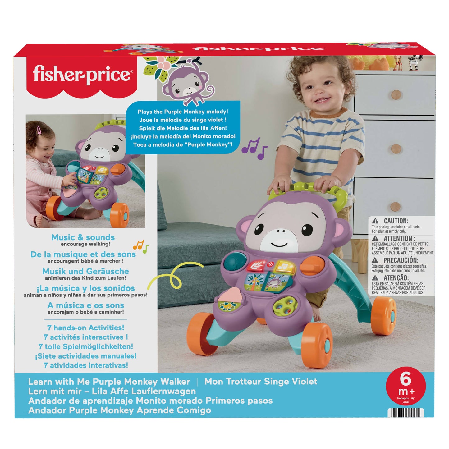 Fisher Price Andadera Para Bebés Mono-5