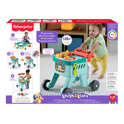 Fisher-price Andadera Para Bebés Carro De Snacks 4 En 1-16