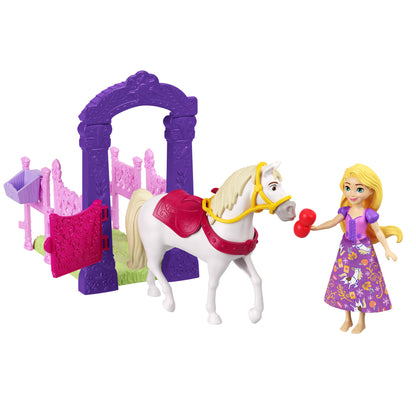 Disney Princesa Princesas Con Establo Y Caballo - Establo Real De Rapunzel-4