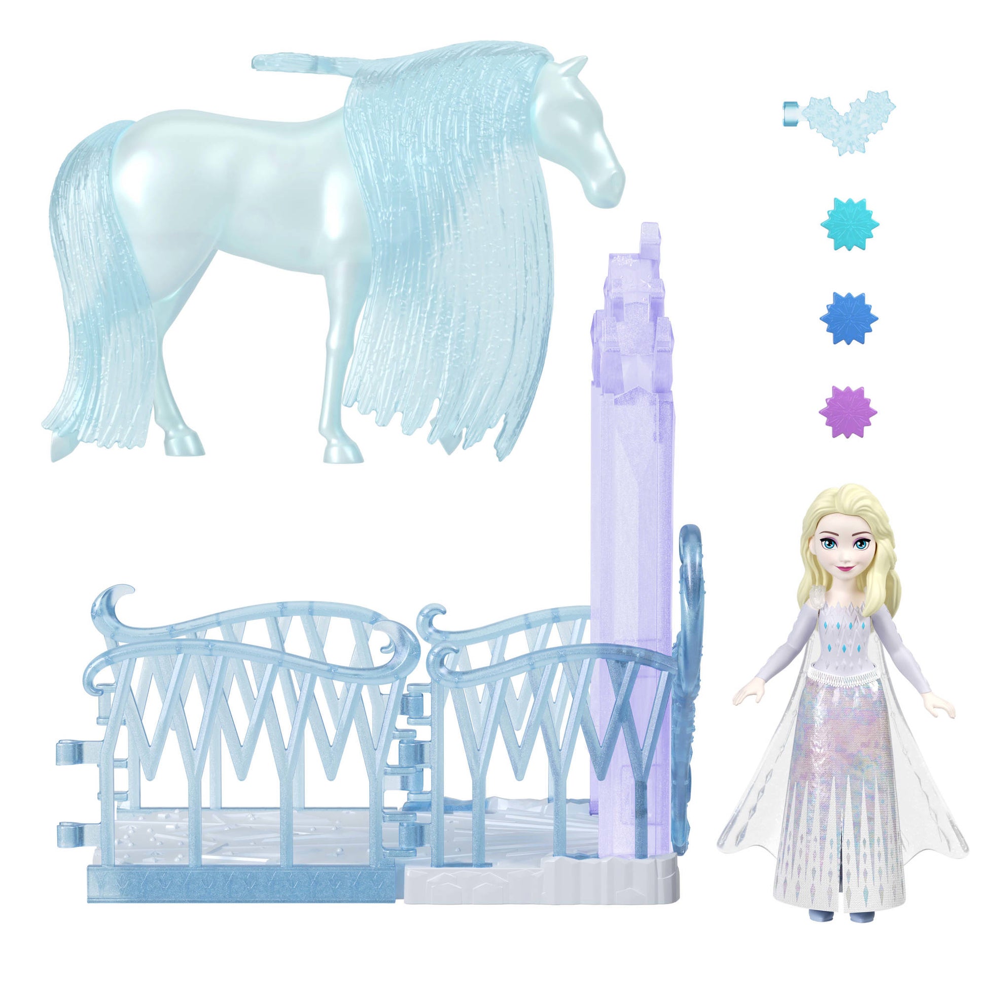 Disney Princesa Princesas Con Establo Y Caballo - Aventuras De Elsa Y Nokk-4