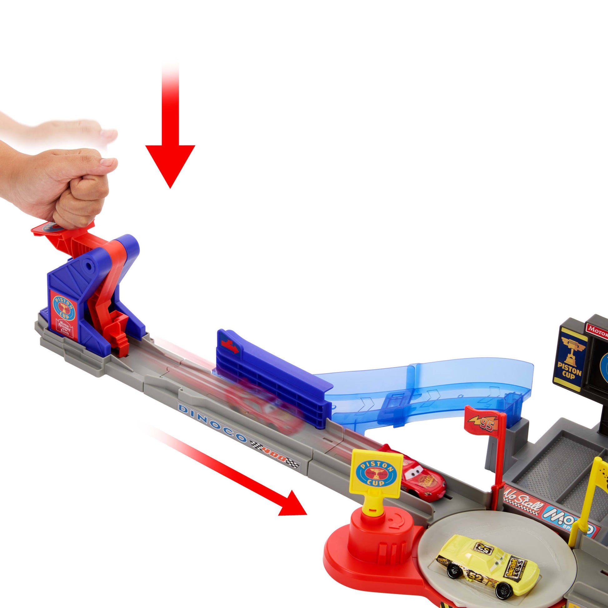 Cars De Disney Y Pixar Pista De Acrobacias De La Copa Pistón-10