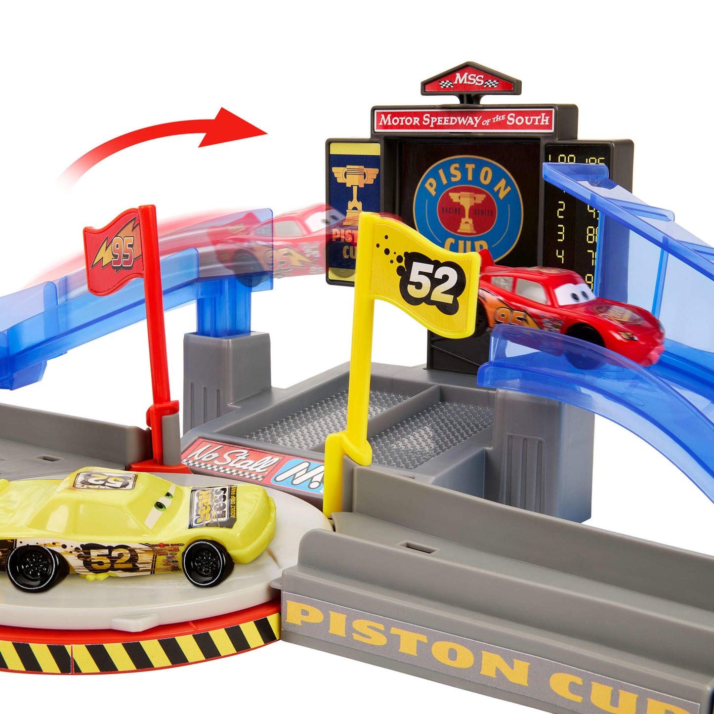 Cars De Disney Y Pixar Pista De Acrobacias De La Copa Pistón-5