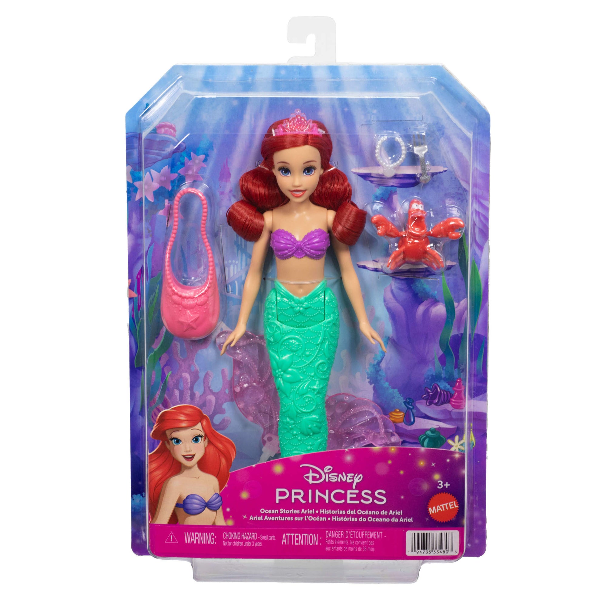 Disney Princesa Princesas Con Accesorios Sorpresa - Historias Del Oceano De Ariel-6
