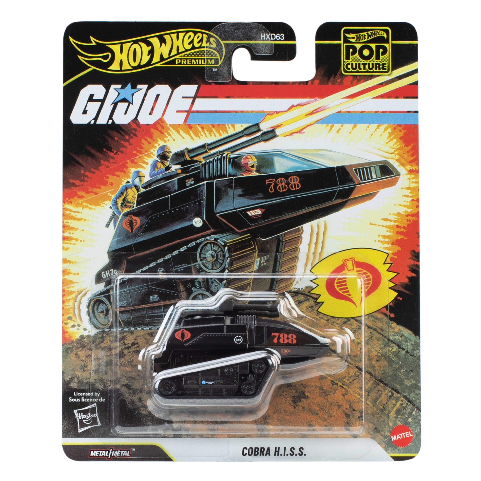 Hot Wheels Vehículo De Colección Auto Cultura Pop Sorpresa - Cobra H.i.s.s.-6
