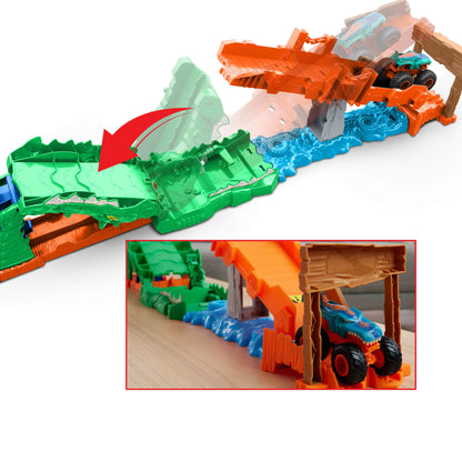 Hot Wheels Monster Trucks Derriba Al Cocodrilo-3