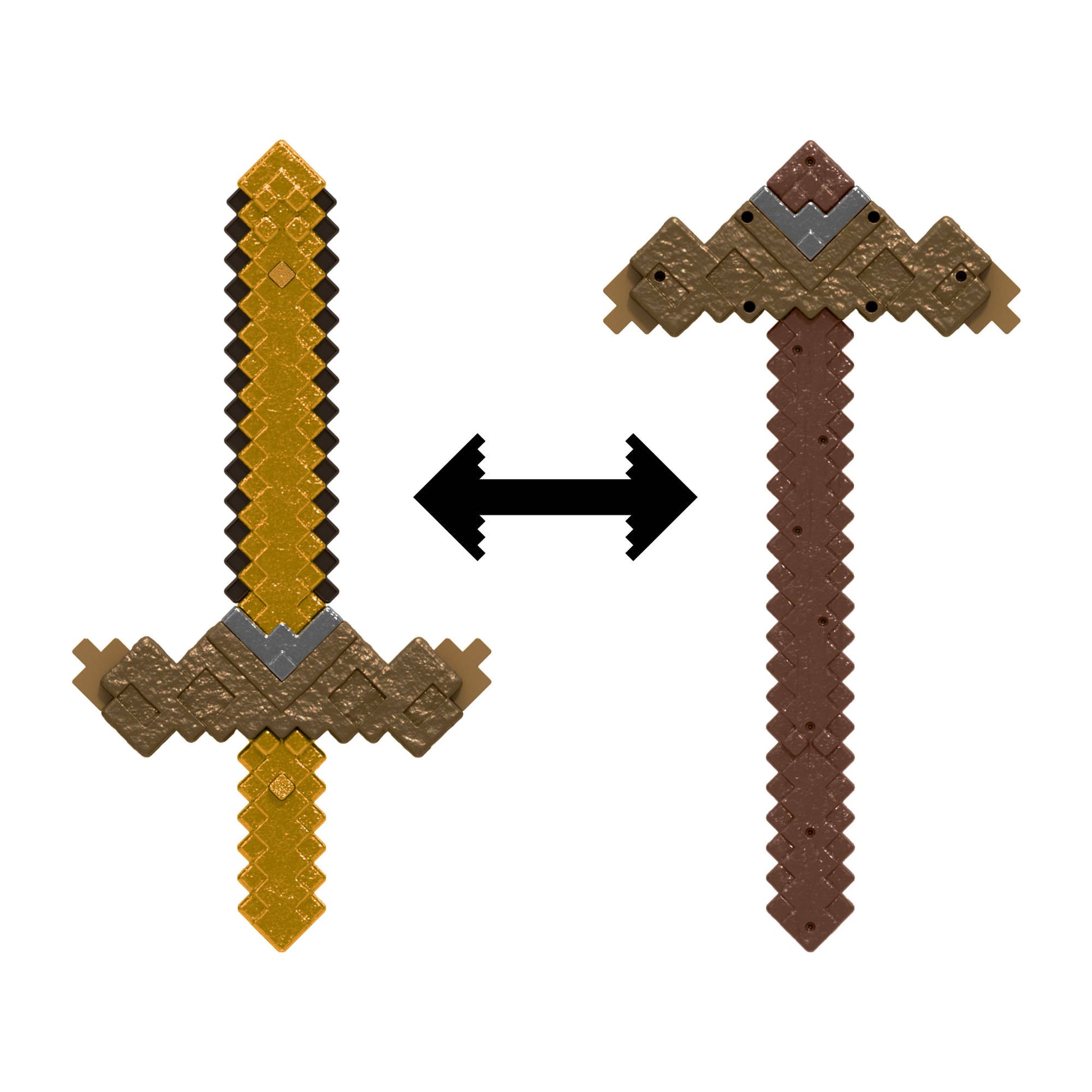 Minecraft Juguete Espada/pico Transformable Versión Inventor-1