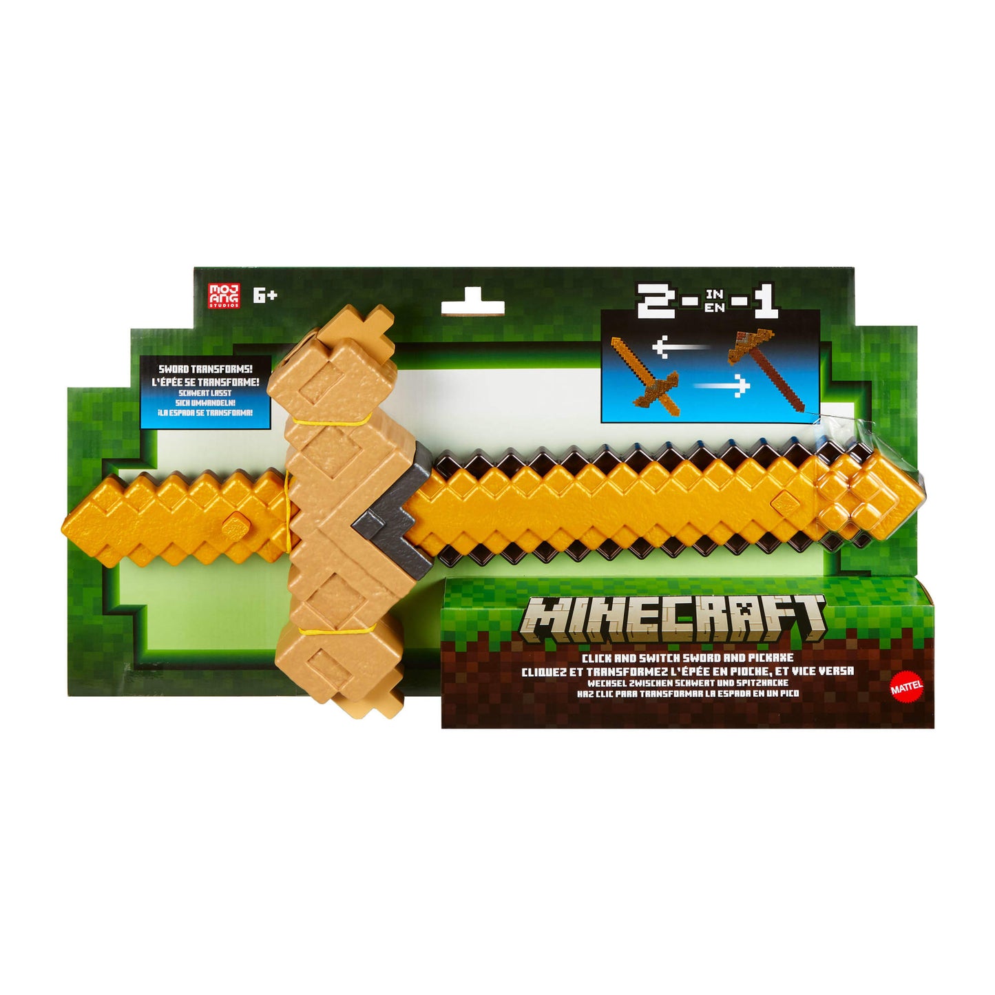 Minecraft Juguete Espada/pico Transformable Versión Inventor-8