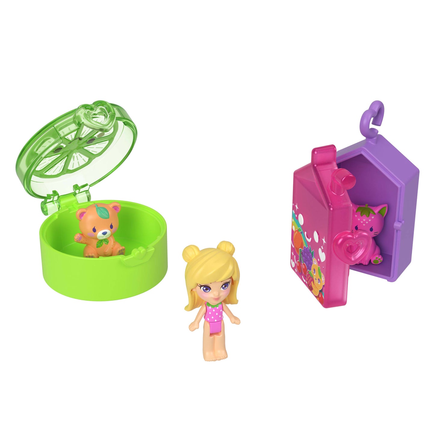 Polly Pocket Set De Juego Compacto Osito De Peluche-12