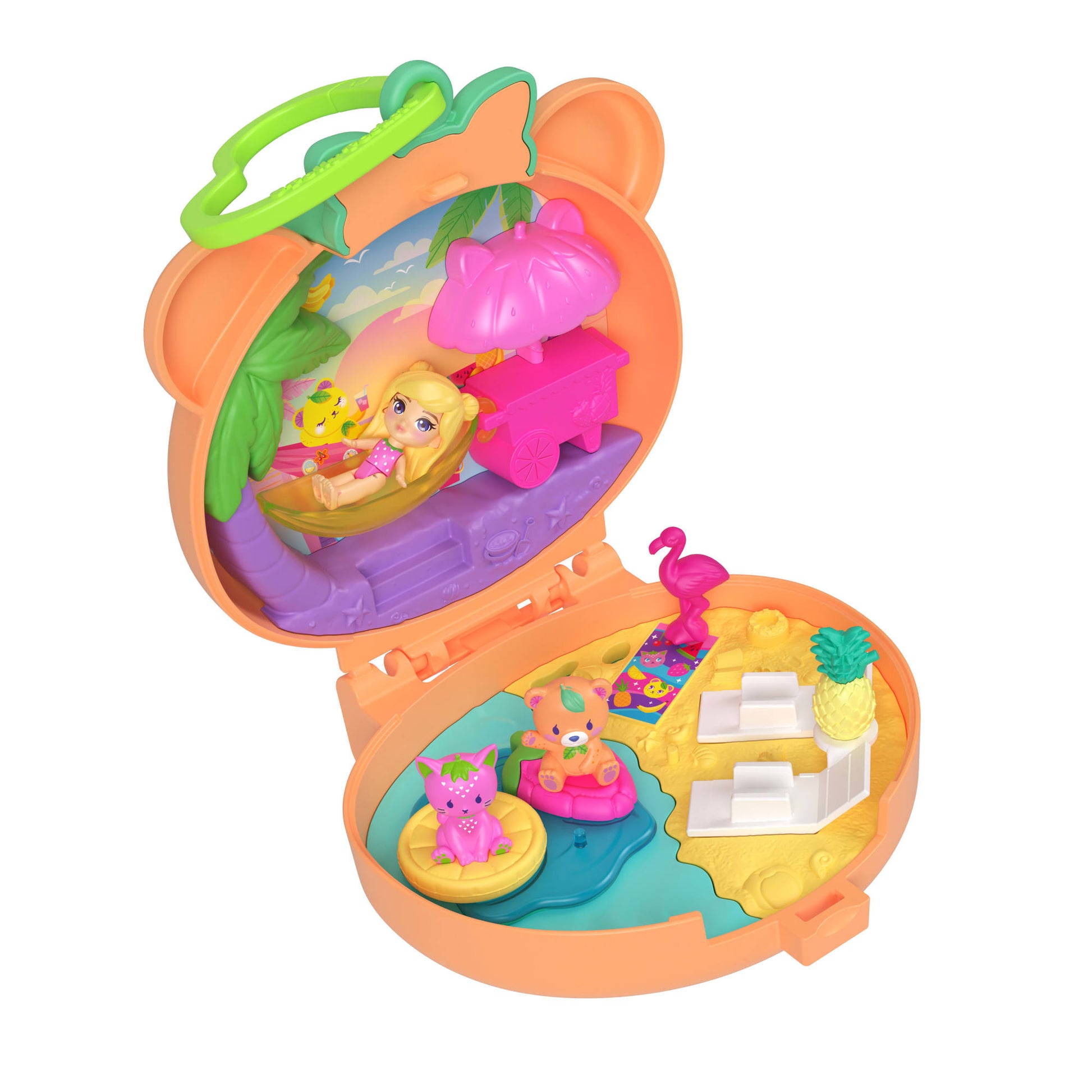 Polly Pocket Set De Juego Compacto Osito De Peluche-13