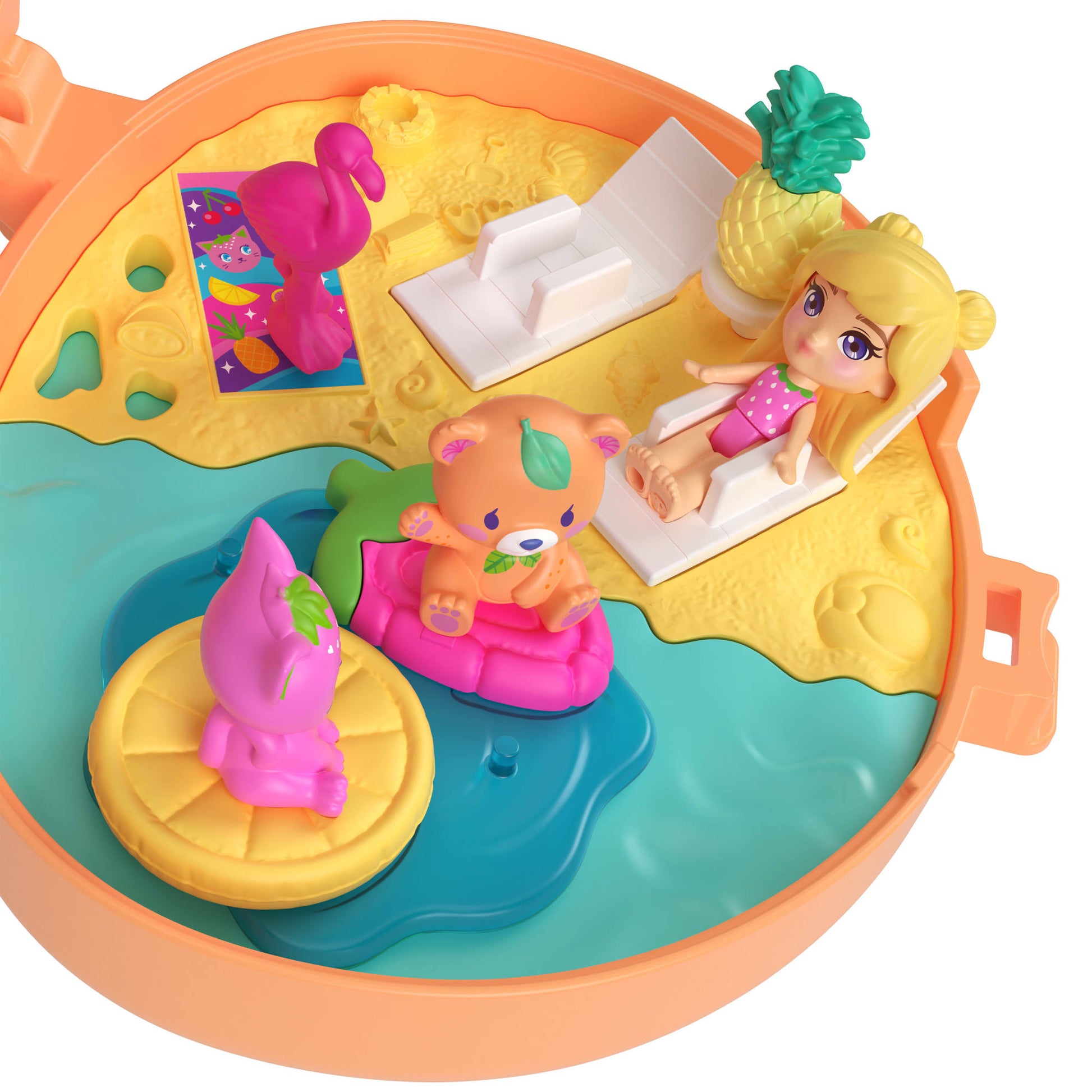 Polly Pocket Set De Juego Compacto Osito De Peluche-14