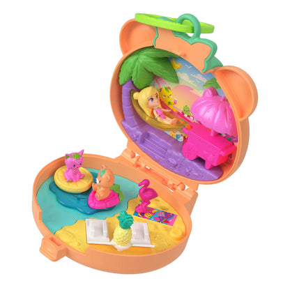 Polly Pocket Set De Juego Compacto Osito De Peluche-16