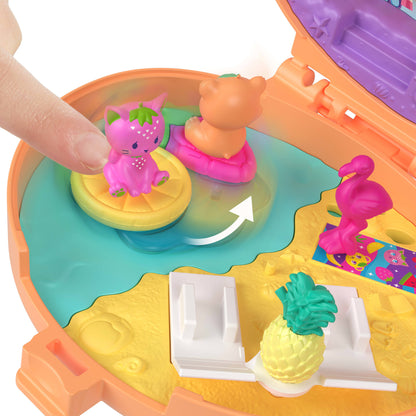 Polly Pocket Set De Juego Compacto Osito De Peluche-5