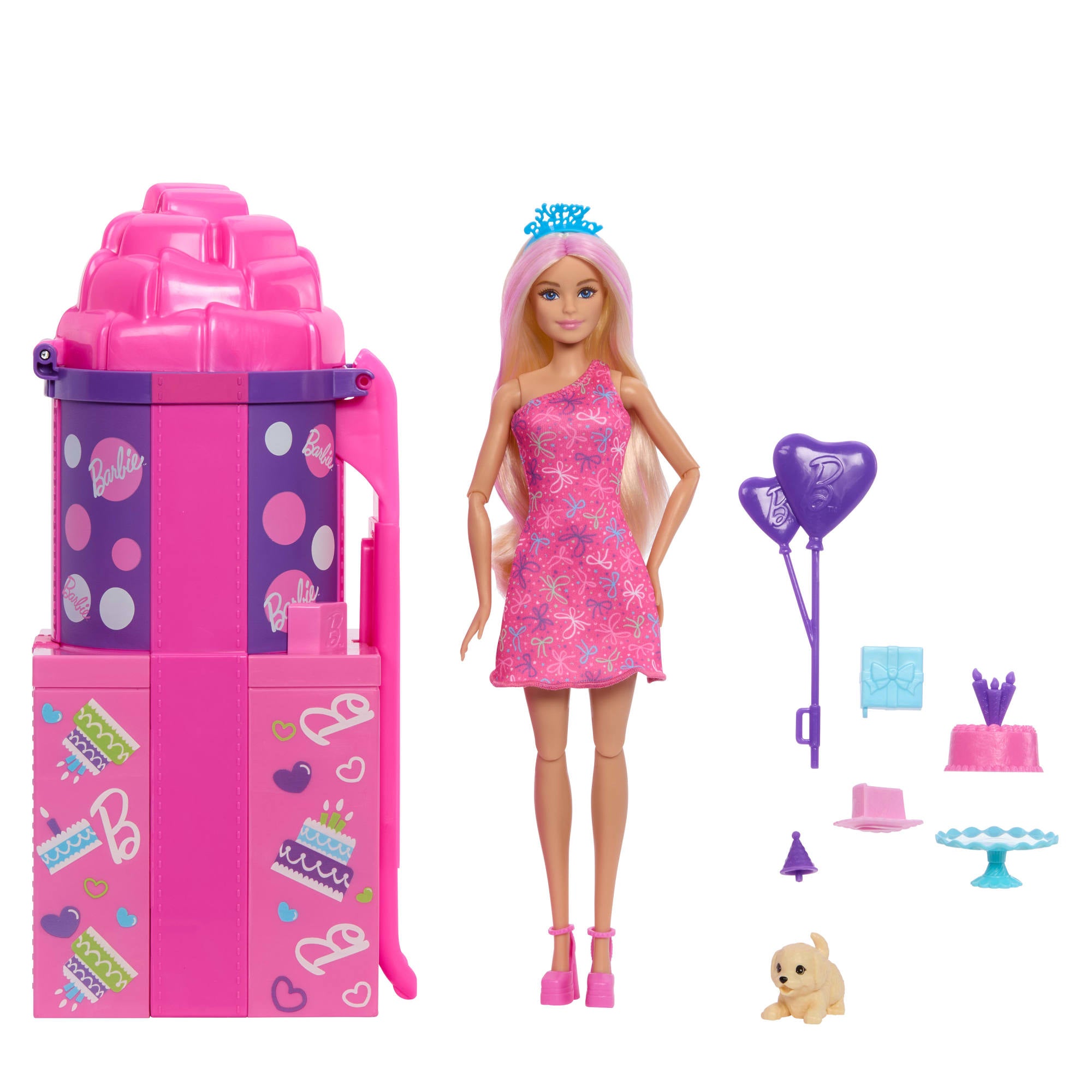 Barbie Party Unboxed Resbaladilla-1
