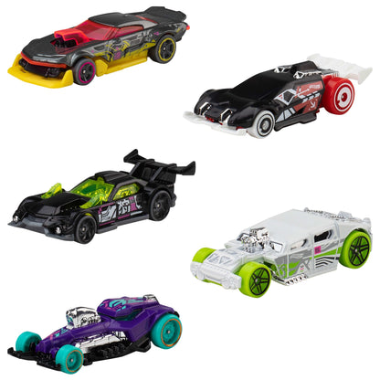 Pack 5 Autos Básicos Hot Wheels - Fórmula 1 HW Gassers Cyber Noir