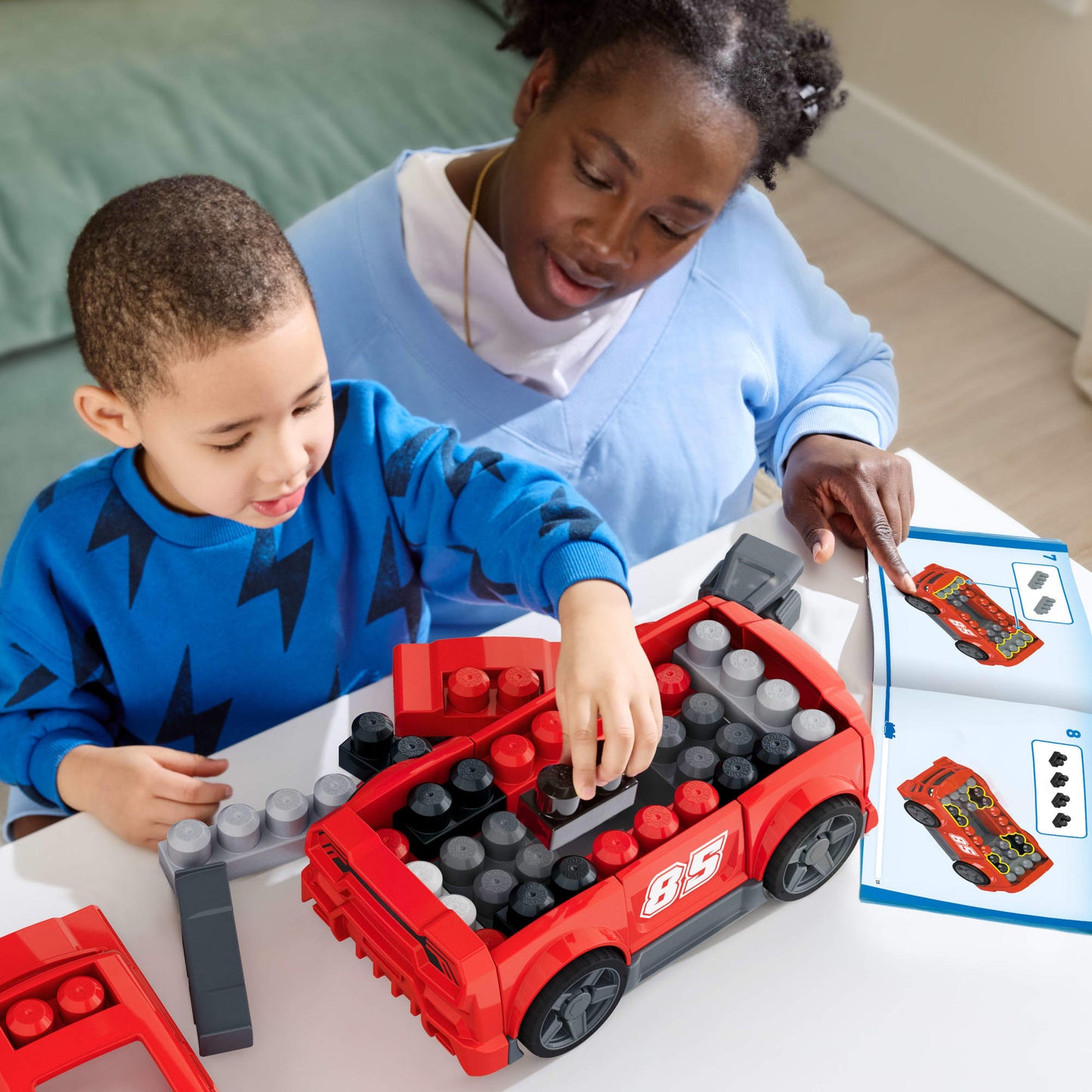 Mega Bloks 3 En 1 Auto Arma Y Acelera-4