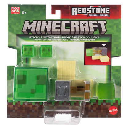 Minecraft 3.25 Puladas Con Mecanismo De Activación De Piedra Roja - Trampa Con Piston Pegajoso