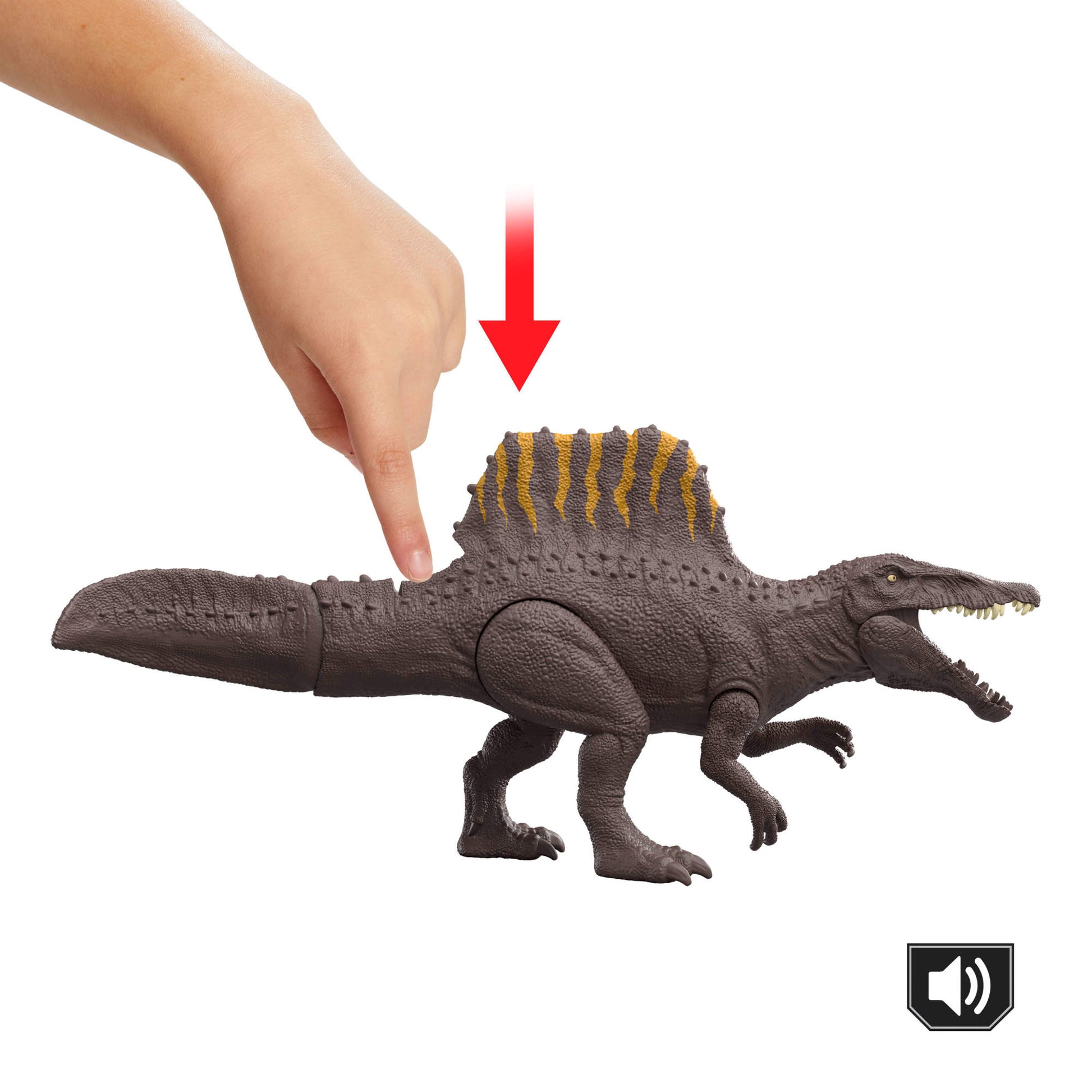 Jurassic World Dinosaurio De 12 Pulgadas Con Efectos De Sonido - Spinosaurus-5