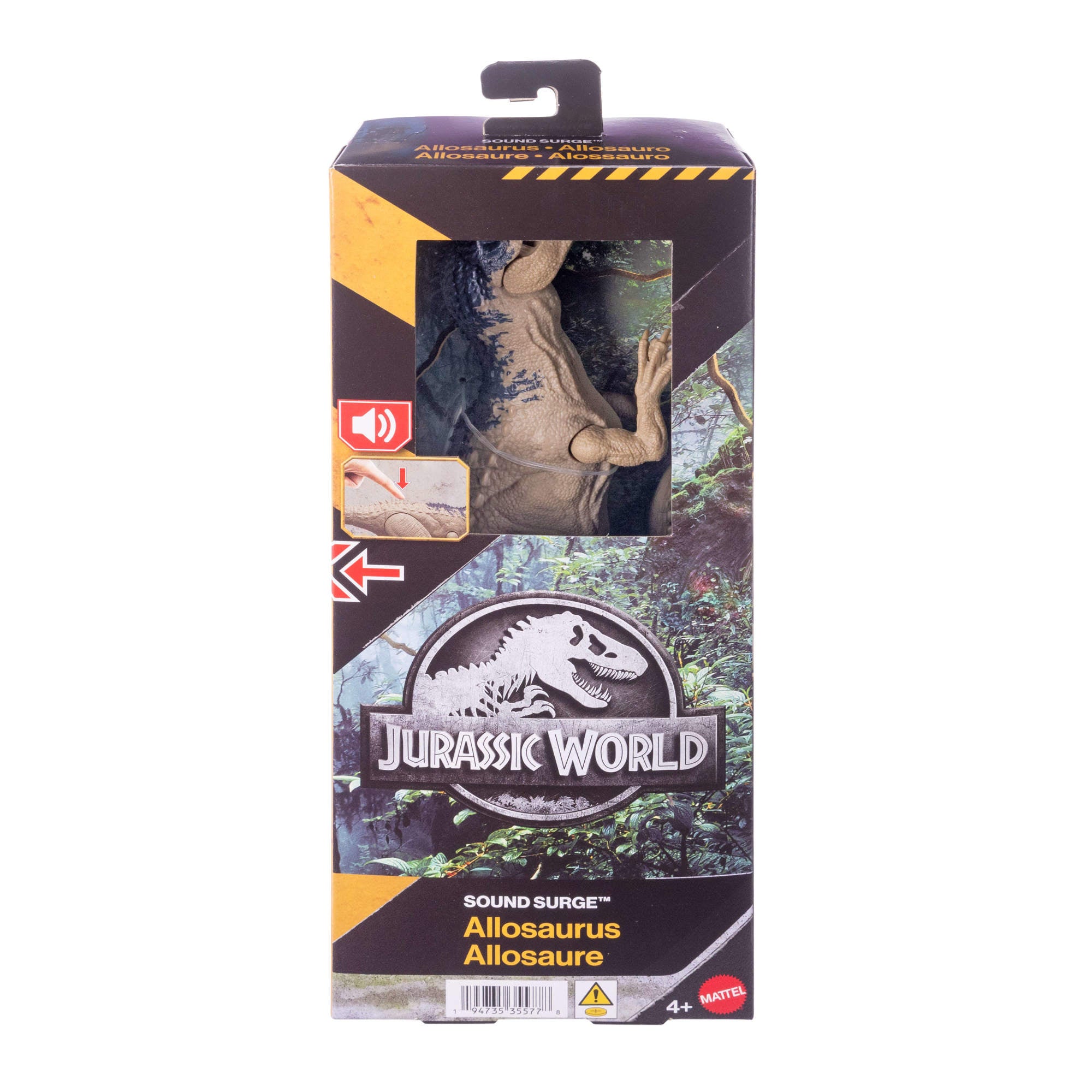 Jurassic World Dinosaurio De 12 Pulgadas Con Efectos De Sonido - Allosaurus-6