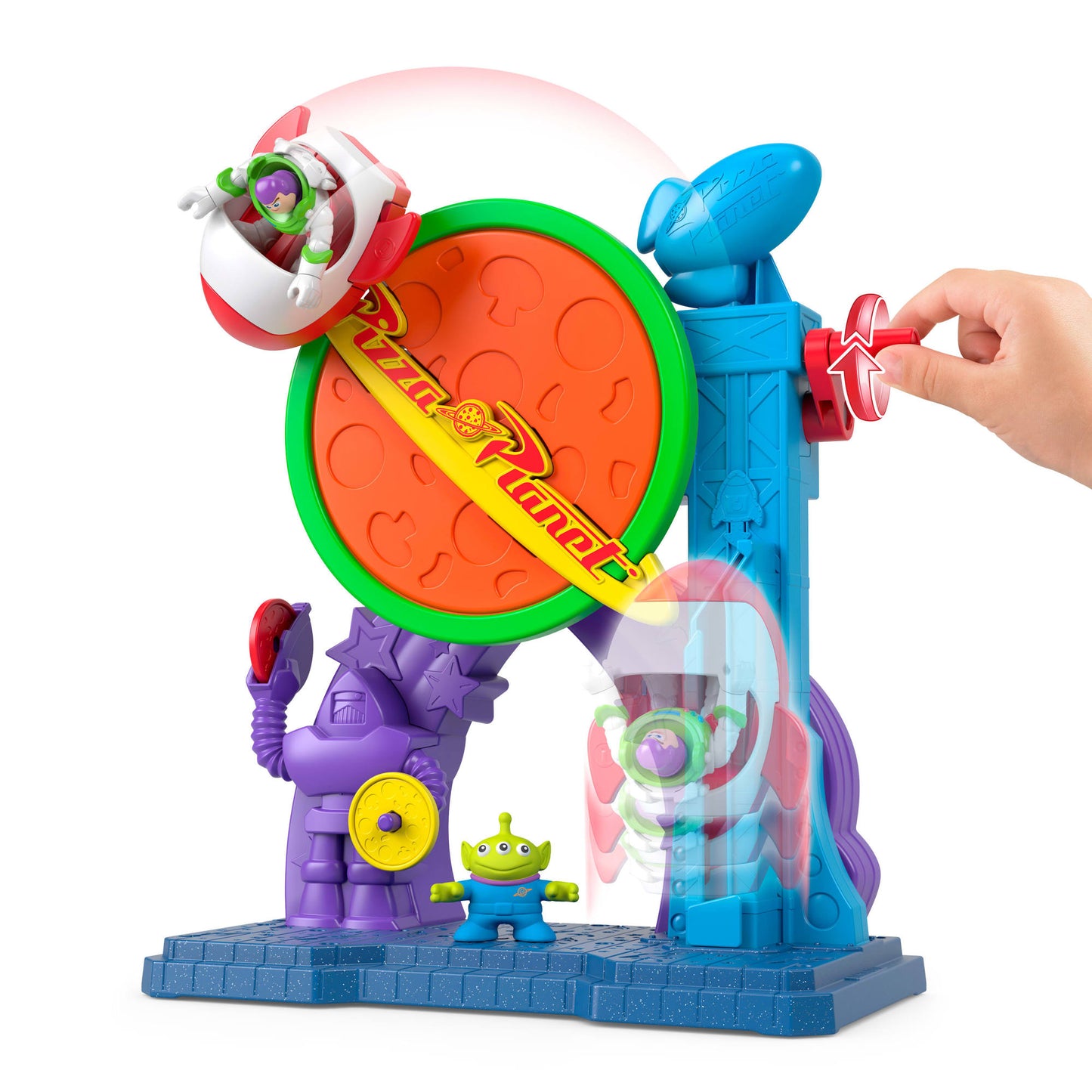 Imaginext Set De Pizza Planet Con Buzz Y Alien Toy Story-3