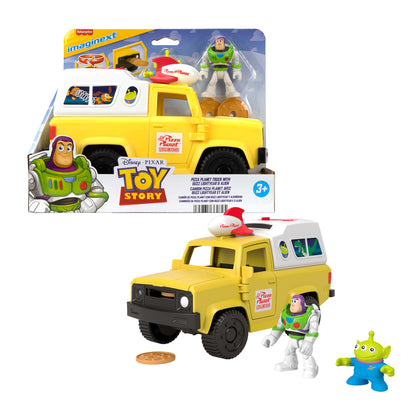 Imaginext Camioneta Pizza Planet Con Buzz Y Alien Toy Story