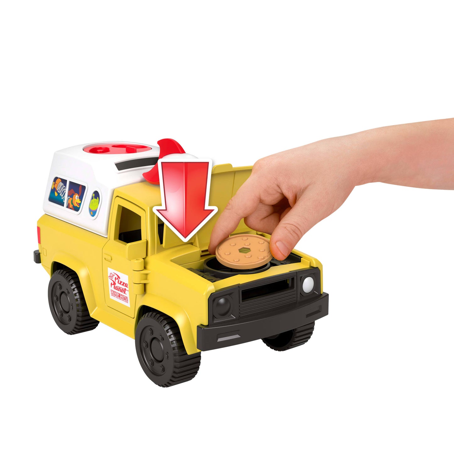 Imaginext Camioneta Pizza Planet Con Buzz Y Alien Toy Story-3