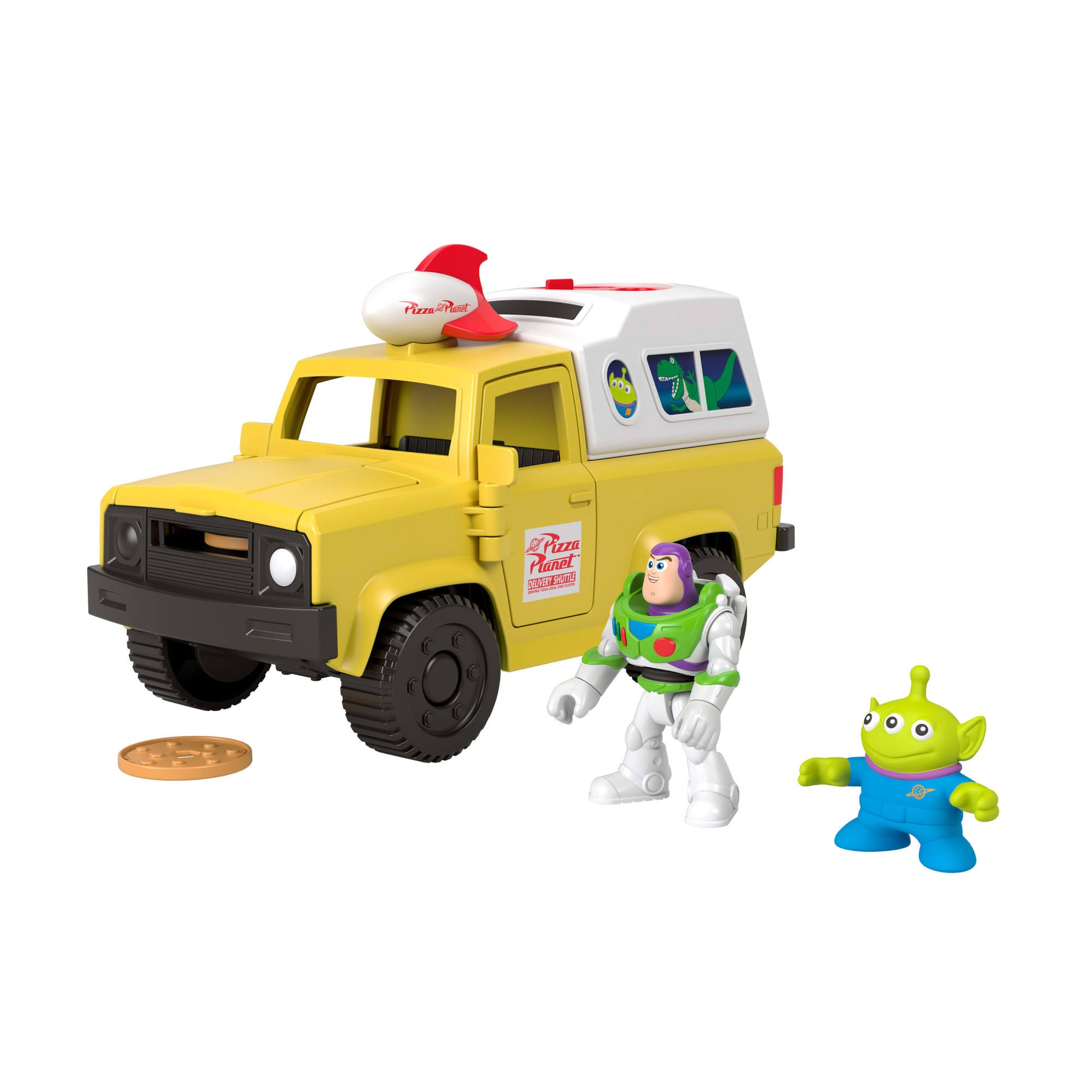 Imaginext Camioneta Pizza Planet Con Buzz Y Alien Toy Story-8
