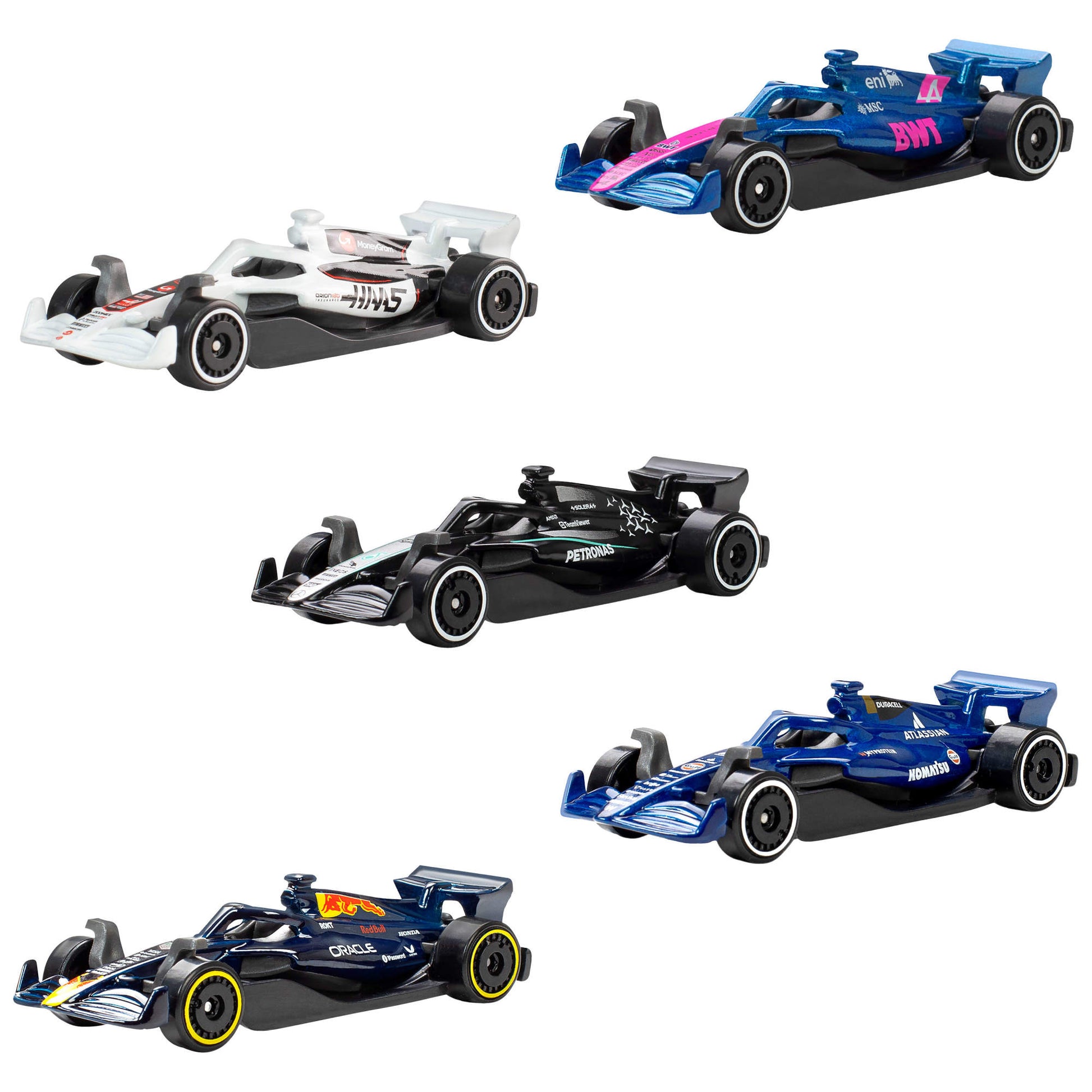 Hot Wheels Autos De Carreras F1 5pack-1