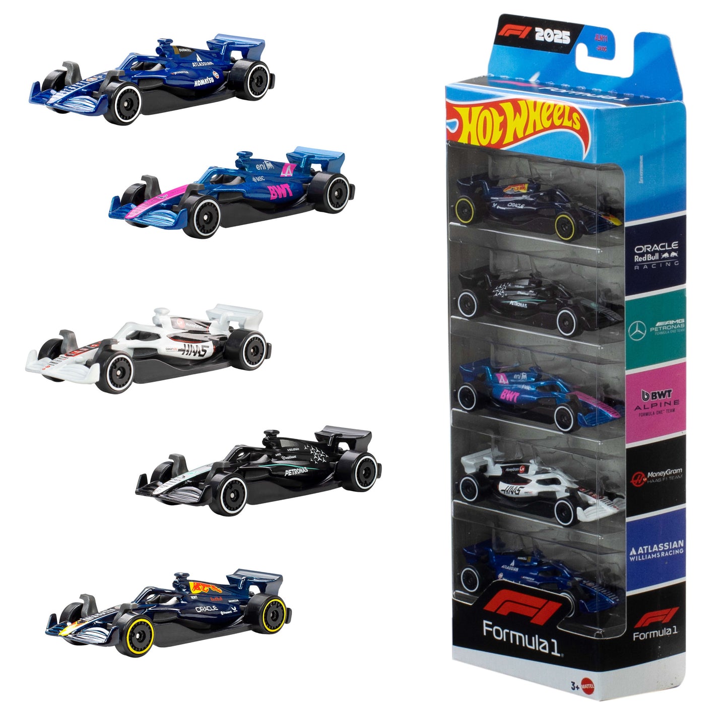 Hot Wheels Autos De Carreras F1 5pack-7