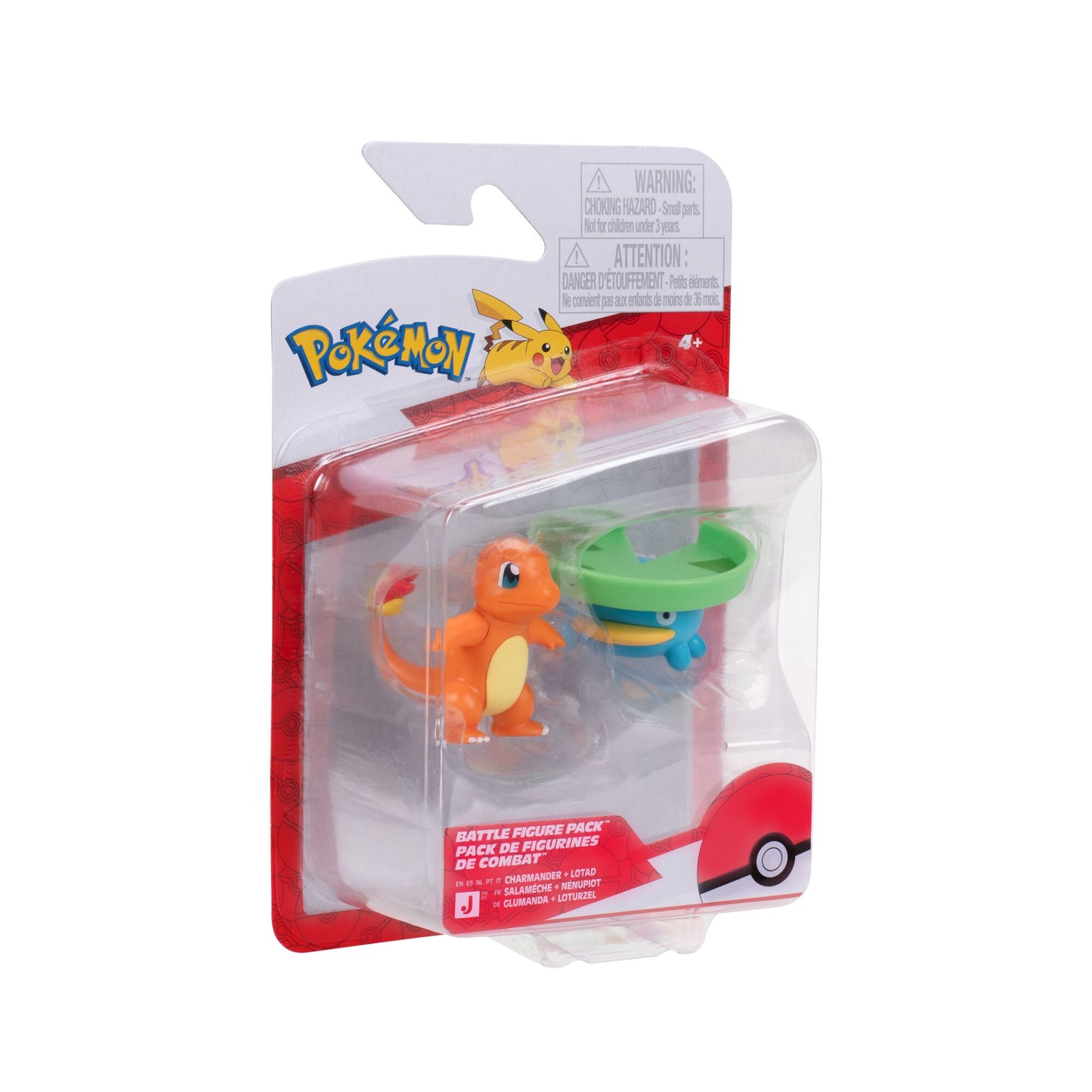 Set 1 O 2 Figuras De 5 A 8 Cm. Pokemon - Charmander + Lotad