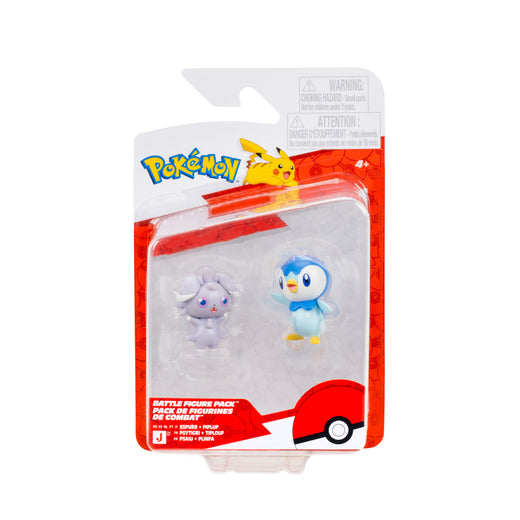 Set 1 O 2 Figuras De 5 A 8 Cm. Pokemon - Espurr + Piplup