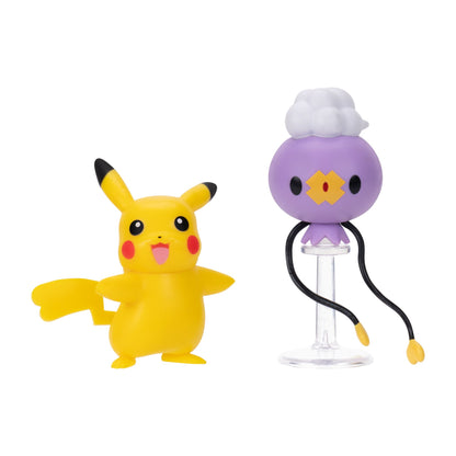 Set 1 O 2 Figuras De 5 A 8 Cm. Pokemon - Pikachu + Drifloon