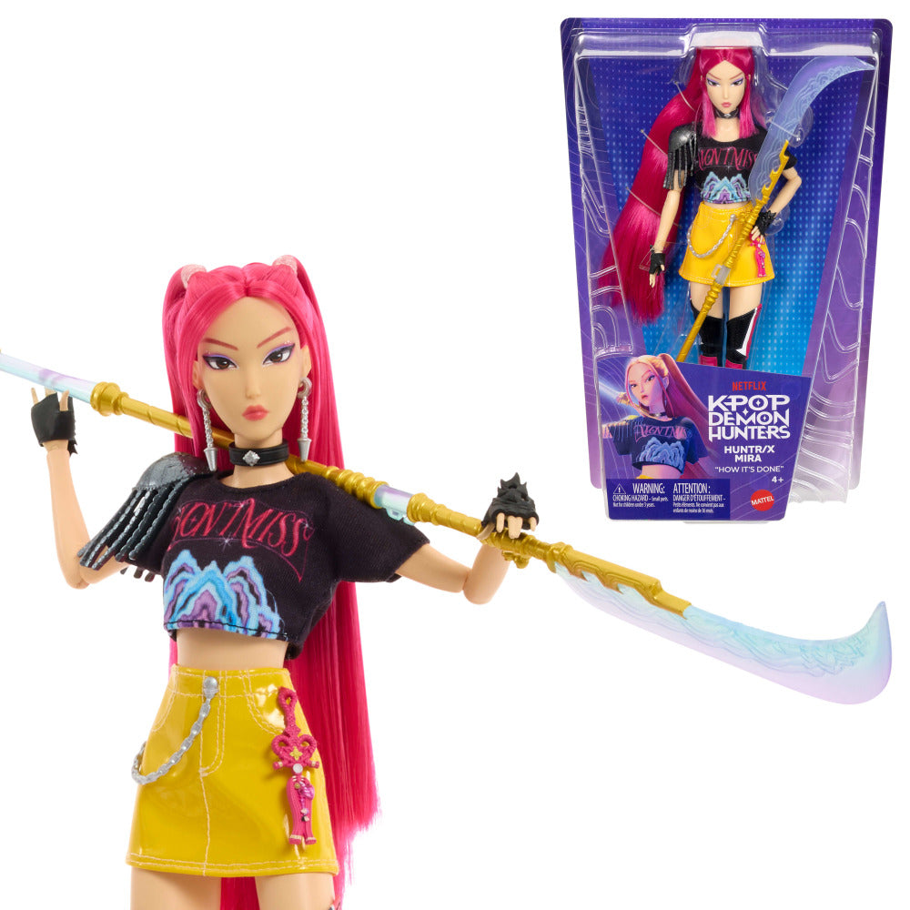 Guerreras K-Pop HUNTR/X Muñeca Mira How It’s Done con Accesorio