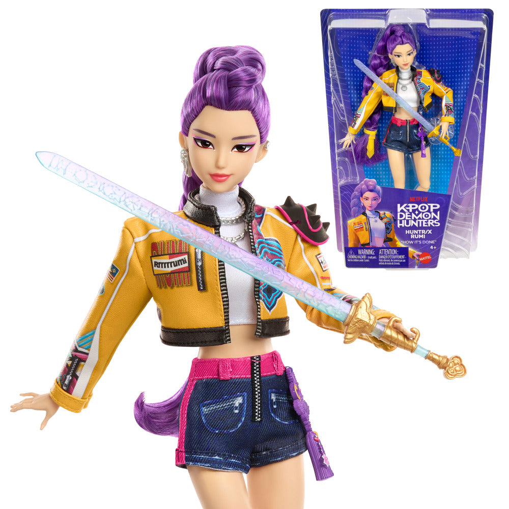Guerreras K-Pop HUNTR/X Muñeca Rumi How It’s Done con Accesorios