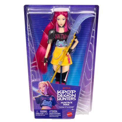 Guerreras K-Pop HUNTR/X Muñeca Mira How It’s Done con Accesorio